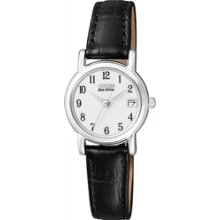 EW1270-06A - Citizen Eco-Drive Leather Ladies Elegant Women's Watch