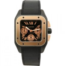 Extra-Large Cartier Santos 100 Chronograph Watch W2020004