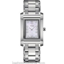 Fendi Loop Square Diamond Mop Dial And Bracelet Quartz F775340d - Ret: $1,050