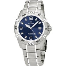 Festina Men's Estuche F16170/4 Silver Stainless-Steel Quartz Watch