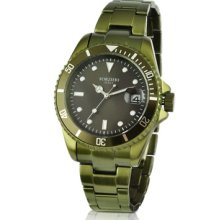 Forzieri Designer Men's Watches, Aluminum Bracelet Date Watch