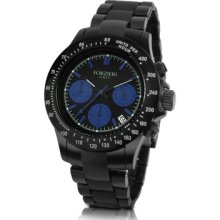 Forzieri Designer Men's Watches, Stingray - Men's Black Chrono Bracelet Watch