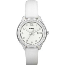 Fossil AM4371 Flight Mini White Women's Watch