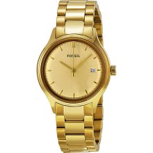 Fossil Archival Gold-tone Stainless Steel Ladies Watch ES3161