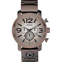 Fossil Chronograph Gage Brown Ion Mens Watch JR1302