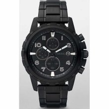 Fossil Dean Black Stainless Steel Mens Watch