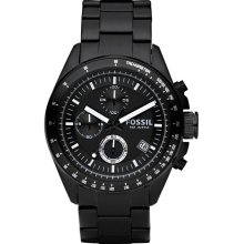 Fossil Decker Black Chronograph Mens Watch CH2601