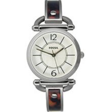 Fossil Dress Collection Bangle Silver Dial Women's watch