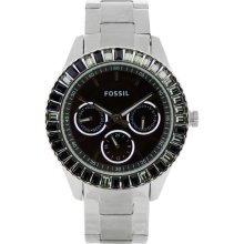 Fossil ES2957 Stainless Steel Analog with Black Dial Women's Watch