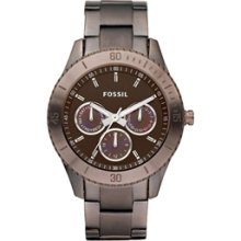 Fossil ES3021 Stella Stainless Steel Brown Women's Watch