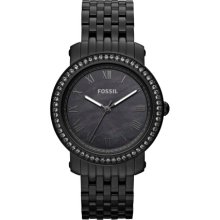 Fossil Expansion Stella Mini Crystal Watch Es2906 Stainless Steel, Date