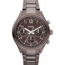 Fossil Flight Brown Ion Chronograph Women's Watch CH2811