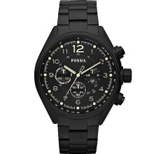 Fossil Flight Watch In Black