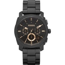 Fossil FS4682 Black Machine Stainless Steel Men's Watch