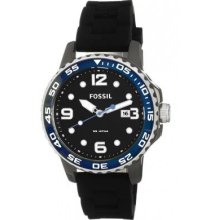 Fossil Gents Ceramic Black Strap CE5004 Watch