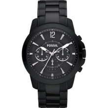 Fossil Grant Black Ion Chronograph Mens Watch