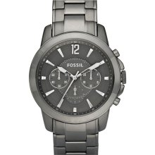 Fossil Gunmetal Chronograph Bracelet Watch, 44mm