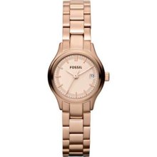 Fossil Ladies Rose Gold Analogue Bracelet ES3167 Watch