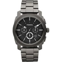 Fossil Machine Chronograph Stainless Steel Watch - Smoke