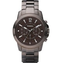 Fossil Men's Fs4608 Stainless Steel Analog With Brown Dial Watch