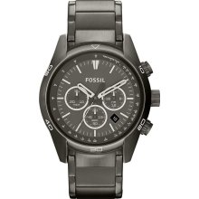 Fossil Mens Sport Chronograph Stainless Watch - Gunmetal Bracelet - Gunmetal Dial - CH2840