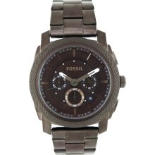 Fossil Men's Stainless Steel Quartz Chronograph Black Dial FS4661