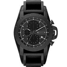 Fossil Utility Chrono Watch In Black