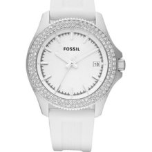 Fossil Womens Retro Traveler Silicone Watch - White Am4462