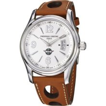Frederique Constant Men's Healey Swiss Made Automatic Tan Leather Strap Watch