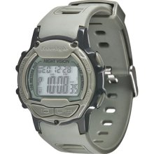Freestyle Mens Predator Running Digital Plastic Watch - Gray Rubber Strap - Gray Dial - FS84995