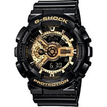 G-Shock Extra Large Ana-Digi with Gloss Black Resin Band and Black