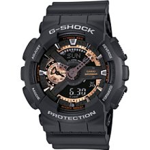 G-Shock Extra Large Ana-Digi with Matte Black Resin Band and Black