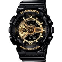 G-Shock Watch, Mens Analog Digital Black Resin Strap GA110GB-1A