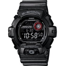 G-Shock Watch, Mens Digital Black Resin Strap 55x53mm G8900SH-1