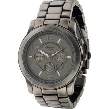 Geneva Men's Platinum Chronograph Watch, Metal Link Bracelet