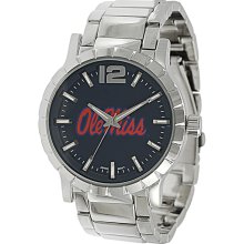 Geneva Platinum Men's Ole Miss Rebels Link Watch (Ole Miss Rebels Link Watch)