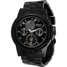 Geneva Platinum Men's Quartz Faux Chronograph Bracelet Watch