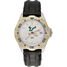 Gents University Of South Florida All Star Watch With Leather Strap