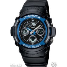 Genuine Casio Watch G-shock Aw-591-2a Blue