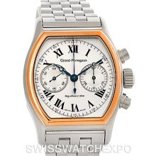 Girard Perregaux Richeville Chronograph Steel & Rose Gold Watch 2710