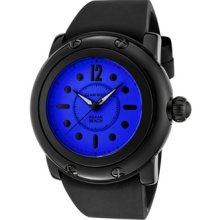 Glam Rock Watches Women's Miami Beach Dark Blue Dial Black Silicone Bl