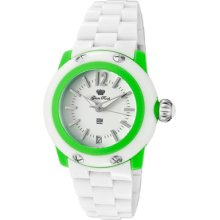 Glam Rock Watches Women's Miss Miami Beach White Dial White Polycarbon