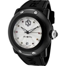 Glam Rock Women's Crazy Sexy Cool Guilloche Round Watch