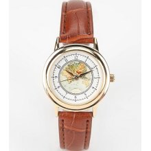 Globe Watch - Brown - One Size