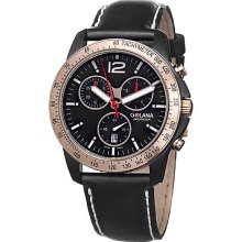 Golana Swiss Men's 'Terra Pro 200' Black Strap Chronograph Watch