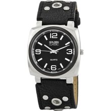 Golden Classic Women's Off the Cuff Watch in Black