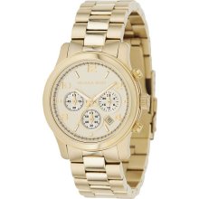 Golden Dial Chronograph, Ladies' Michael Kors