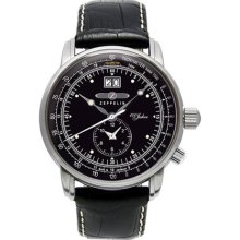 Graf Zeppelin 100 Years Dual Time Zone Watch 7640-2