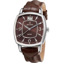 Grovana Men's Brown Dial Quartz Watch