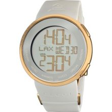 Gucci Men's Grammy Edition Swiss Made Quartz Digital White Rubber Strap